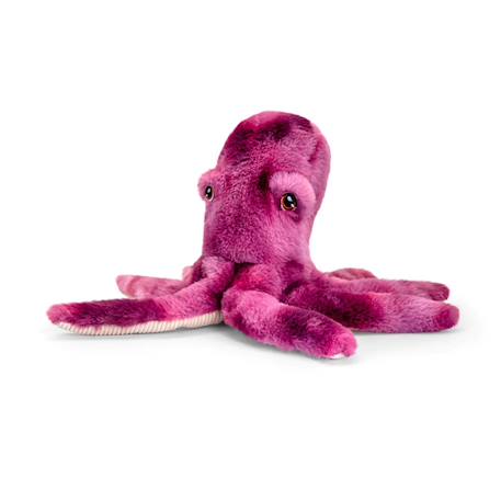 Peluche pieuvre 33cm 100% recyclée Violet 1 - vertbaudet enfant 