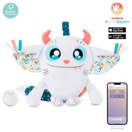 Peluche musicale bluetooth singing buddy Blanc 1 - vertbaudet enfant 