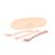 Set de couverts enfant valencia Blanc+Bleu+Rose 1 - vertbaudet enfant 