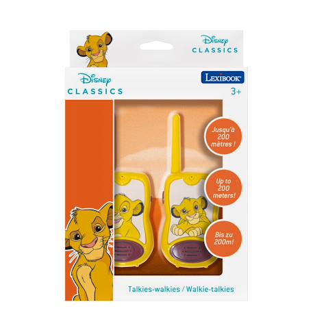 Talkie-walkies le roi lion portée 200m MULTICOLORE 2 - vertbaudet enfant 