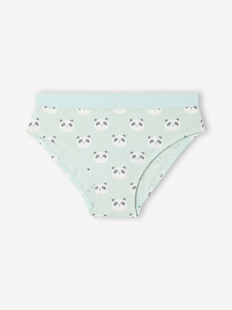Lot de 5 culottes animaux fille bleu azur 3 - vertbaudet enfant 