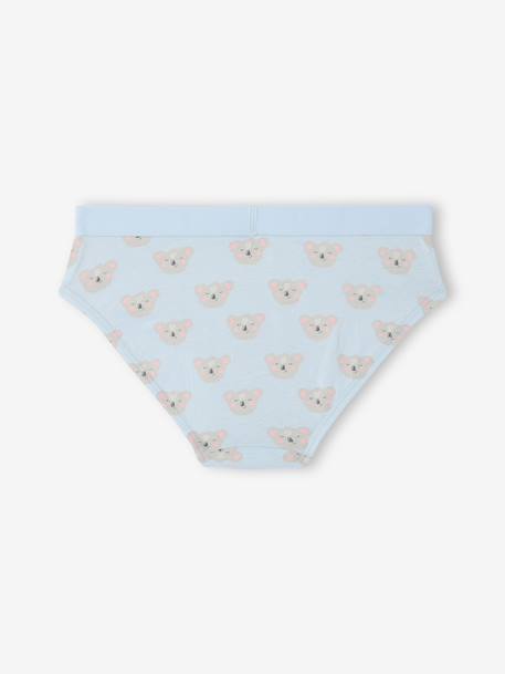 Lot de 5 culottes animaux fille bleu azur 7 - vertbaudet enfant 