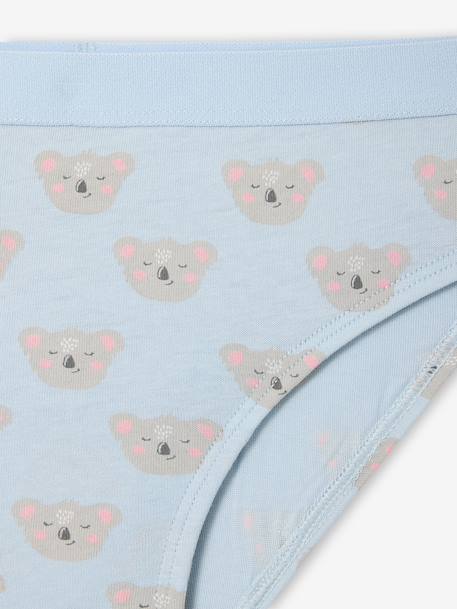 Lot de 5 culottes animaux fille bleu azur 8 - vertbaudet enfant 
