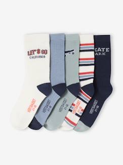 Lot de 5 paires de chaussettes "Skate" garçon  - vertbaudet enfant