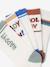 Lot de 5 paires de chaussettes « Cool » garçon écru 2 - vertbaudet enfant 