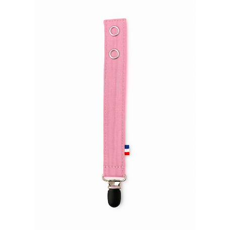 Attache tétine en coton bio Blanc+Fraise+Honey+Rose+Vert+Vichy 21 - vertbaudet enfant 