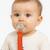Attache tétine en coton bio Blanc+Fraise+Honey+Rose+Vert+Vichy 8 - vertbaudet enfant 