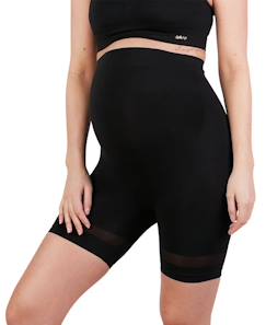 Vêtements de grossesse-Legging, collant-Cycliste de sport et de grossesse woma bleu