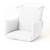 Coussin de chaise haute en coton bio Blanc+Fraise+Honey+Rose+Vert+Vichy 1 - vertbaudet enfant 