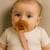 Attache tétine en coton bio Blanc+Fraise+Honey+Rose+Vert+Vichy 32 - vertbaudet enfant 