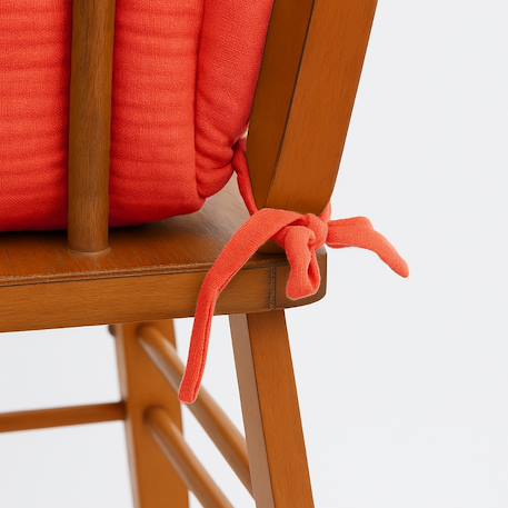 Coussin de chaise haute en coton bio Blanc+Fraise+Honey+Rose+Vert+Vichy 12 - vertbaudet enfant 