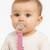 Attache tétine en coton bio Blanc+Fraise+Honey+Rose+Vert+Vichy 20 - vertbaudet enfant 