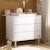 Plan à langer pour commode 3 tiroirs - paloma Blanc+Marron 4 - vertbaudet enfant 