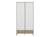 Armoire 2 portes nino Chêne & blanc 1 - vertbaudet enfant 