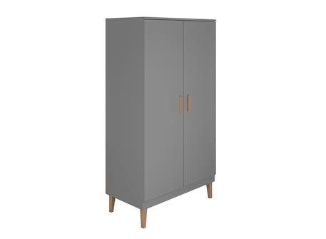 Armoire 2 portes dream Blanc & chêne+Gris & chêne 8 - vertbaudet enfant 