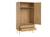Armoire 2 portes 2 tiroirs bosque Blanc+Chêne vintage 5 - vertbaudet enfant 