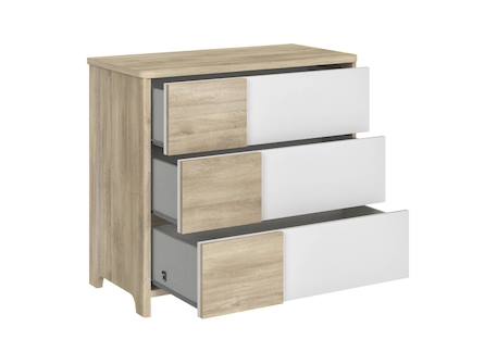 Commode 3 tiroirs salto Chêne 2 - vertbaudet enfant 