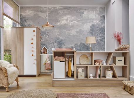 Lit bébé combiné évolutif salto Chêne 2 - vertbaudet enfant 