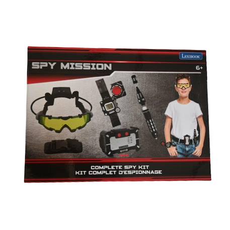 Kit d'espionnage complet Spy mission Noir 3 - vertbaudet enfant 