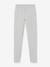 Lot de 2 leggings fille Basics anthracite+écru+gris chiné+noir+lot gris anthracite + bleu mar 15 - vertbaudet enfant 