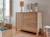 Commode 3 tiroirs 1 porte julia Chêne 1 - vertbaudet enfant 