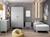 Armoire 2 portes dream Blanc & chêne+Gris & chêne 10 - vertbaudet enfant 