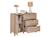 Commode 3 tiroirs 1 porte julia Chêne 5 - vertbaudet enfant 