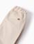 Pantalon en sergé avec bretelles amovibles Gris clair 4 - vertbaudet enfant 