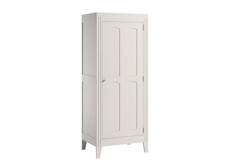 Armoire 1 porte milenne Blanc+Gris 1 - vertbaudet enfant 