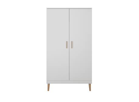 Armoire 2 portes dream Blanc & chêne+Gris & chêne 2 - vertbaudet enfant 