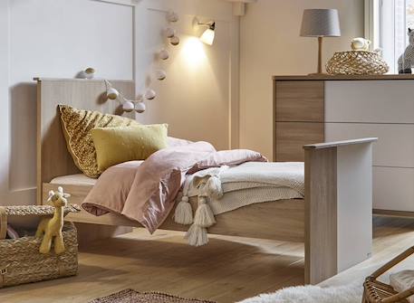 Lit bébé évolutif salto Chêne 2 - vertbaudet enfant 