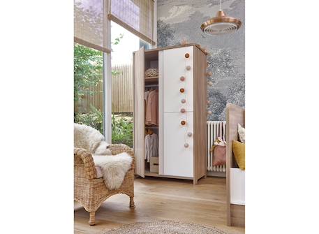 Armoire 3 portes salto Chêne 2 - vertbaudet enfant 