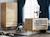 Armoire 2 portes 2 tiroirs bosque Blanc+Chêne vintage 6 - vertbaudet enfant 