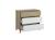 Commode 3 tiroirs nino Chêne & blanc 4 - vertbaudet enfant 