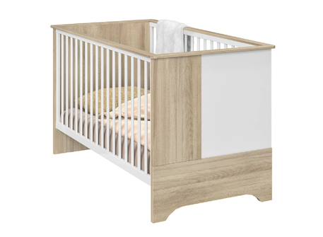 Lit bébé évolutif salto Chêne 4 - vertbaudet enfant 