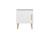 Chevet 1 porte dream Blanc & chêne+Gris & chêne 2 - vertbaudet enfant 