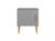 Chevet 1 porte dream Blanc & chêne+Gris & chêne 6 - vertbaudet enfant 