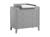 Commode 3 tiroirs milenne Blanc+Gris 8 - vertbaudet enfant 