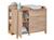 Commode 3 tiroirs 1 porte julia Chêne 3 - vertbaudet enfant 
