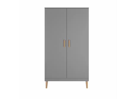 Armoire 2 portes dream Blanc & chêne+Gris & chêne 7 - vertbaudet enfant 
