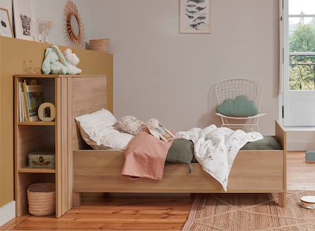 Tête de lit bébé évolutif julia Chêne 4 - vertbaudet enfant 