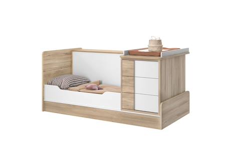 Lit bébé combiné évolutif salto Chêne 6 - vertbaudet enfant 
