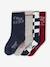 Lot de 4 paires de chaussettes 'Skate' garçon Assorties 1 - vertbaudet enfant 