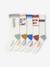 Lot de 5 paires de chaussettes « Cool » garçon écru 1 - vertbaudet enfant 