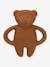 Ourson de dentition en caoutchouc naturel blanc+marron 3 - vertbaudet enfant 