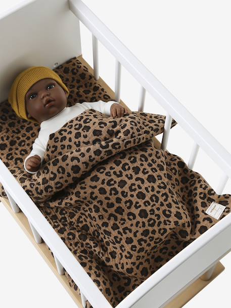 Couette et oreiller poupon Vertbaudet et Envie de fraise marron 2 - vertbaudet enfant 