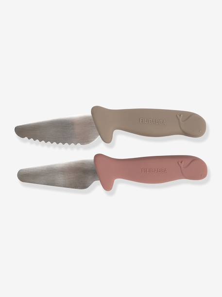 Set de 2 couteaux d'apprentissage rose 4 - vertbaudet enfant 