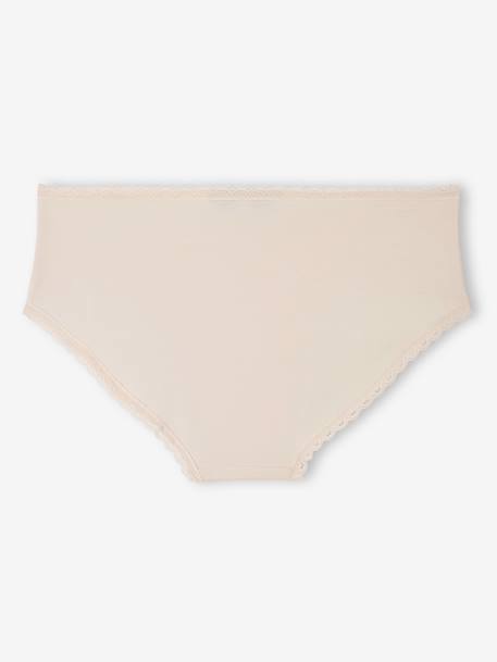 Lot de 3 shorties de grossesse en coton bio ENVIE DE FRAISE rose pâle 8 - vertbaudet enfant 
