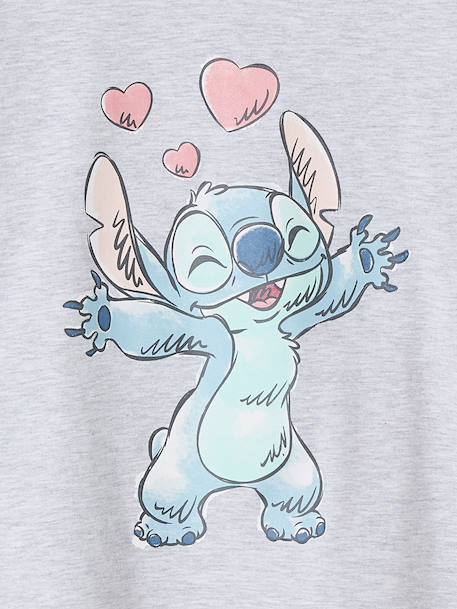 T-shirt manches longues Disney Lilo & Stitch gris chiné 3 - vertbaudet enfant 