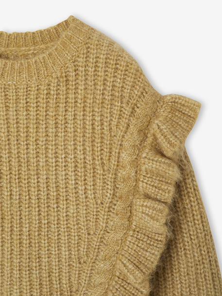 Pull col rond maille mousseuse Pull col rond maille mousseuse